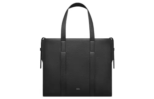 DIOR Grained Calfskin One Shoulder Handbag Large Men's Black