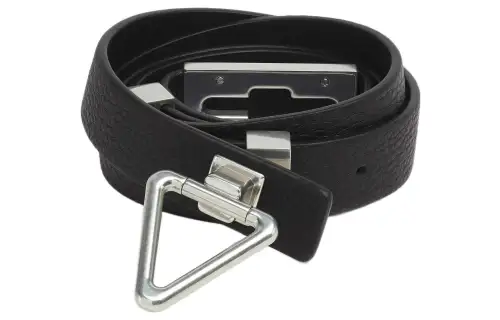 Bottega Veneta Fashion Leather Belts Women's Black Width 2cm