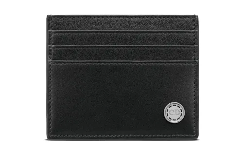 DIOR Smooth Cow Leather Card Holder Card Holder Men's Black