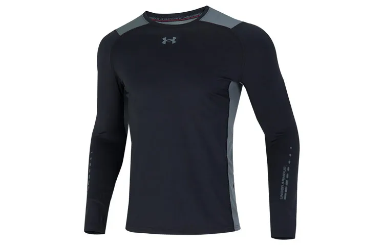 Under Armour Long Sleeved T Shirt Men's Black