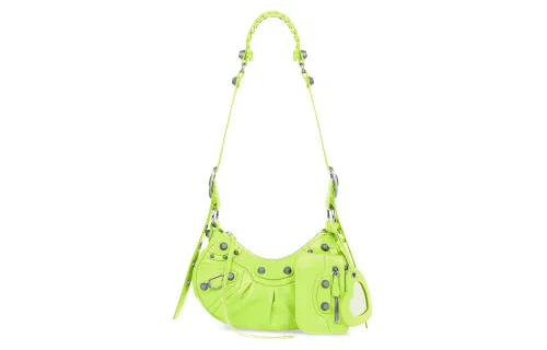 Balenciaga Le Cagole Xs Shoulder Bag Neon Yellow