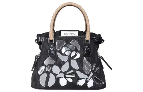 Maison Margiela 5AC Fabric With Leather Shoulder Bag, Crossbody Bag, Handbag Women's