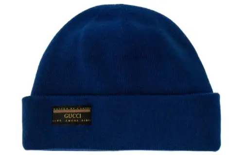 GUCCI Beanies Men's Dark Blue