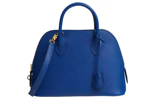 HERMES Bolide Evercolor Calfskin Bowling Bag, Handbag, Shoulder Bag, Crossbody Bag Women's Royal Blue/Sapphire Blue