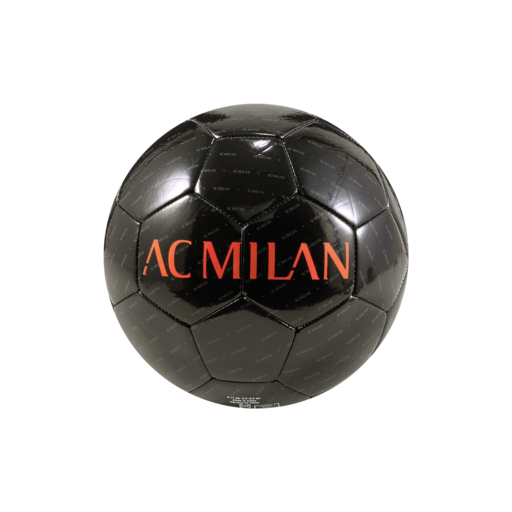 PUMA Size 5 4 Size Soccer Ball TPU Machine Stitched Soccer Ball Unisex Black Orange Red