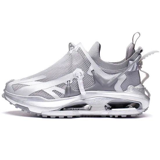 LINING CF Casual Shoes Unisex Low-Top Silver/Snowy Gray