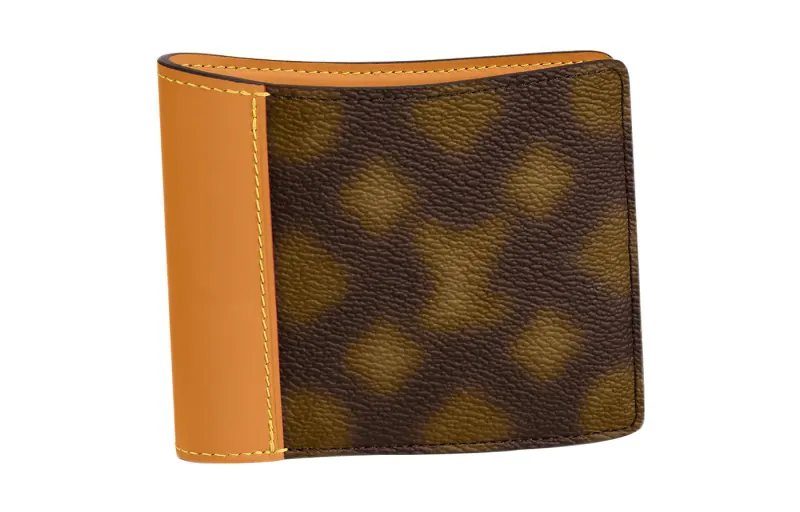 LOUIS VUITTON Slender Wallet Blurry Monogram Brown