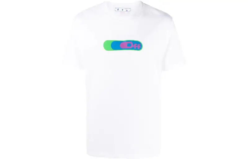 OFF WHITE Weed Hands Off Logo T Shirt