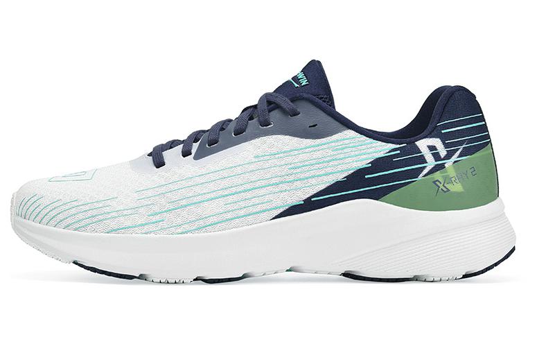 Dovi DO-WIN racing mesh TPU breathable low top casual running shoes men and women white and blue