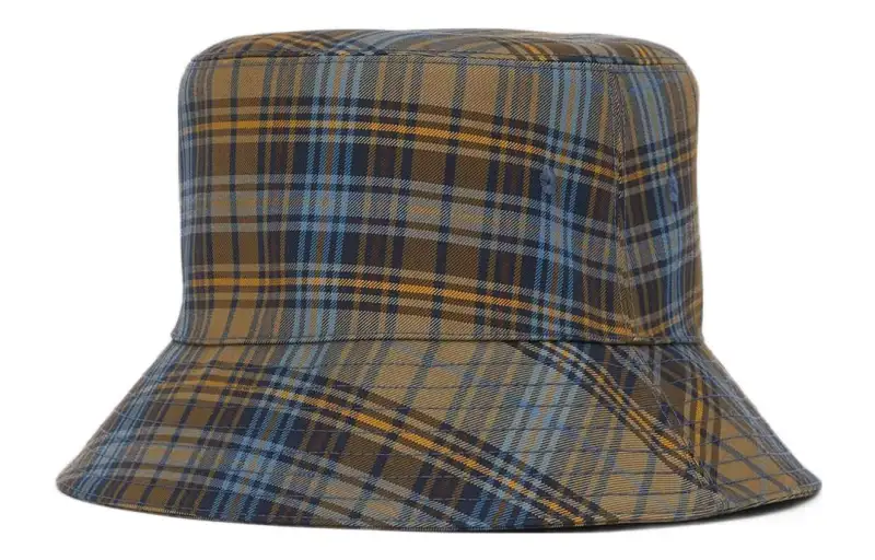 Burberry Bucket Hat Unisex Yellow, Blue