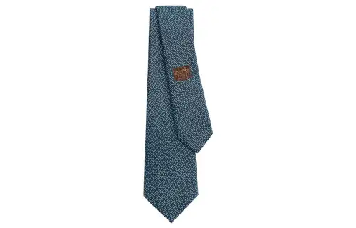 HERMES Brides De Gala Ties Men's Blue