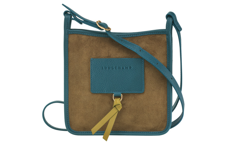 Женская сумка LONGCHAMP Le Foulonné 20 (синяя с хаки)