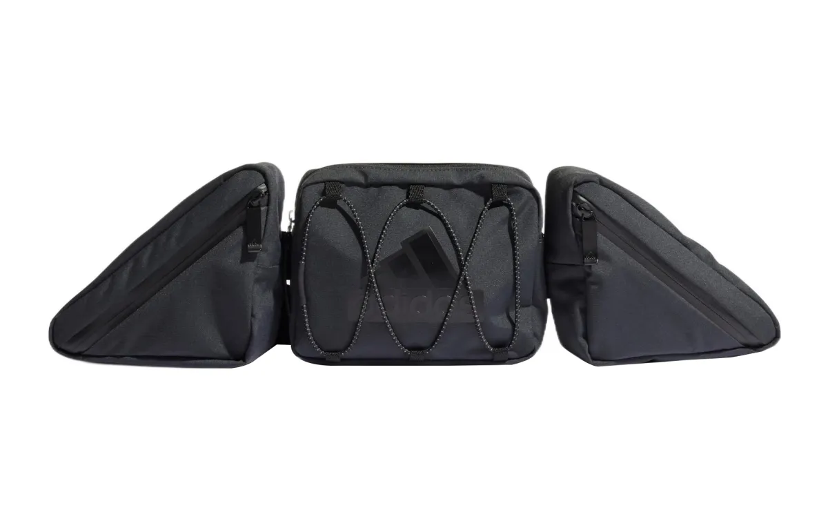 Adidas Polyester Gym Bag Sports Waist Bag Regular Unisex Black