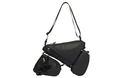 Adidas Polyamide 3 in 1 Cycling Bag, Shoulder Bag, Crossbody Bag Regular Unisex Black
