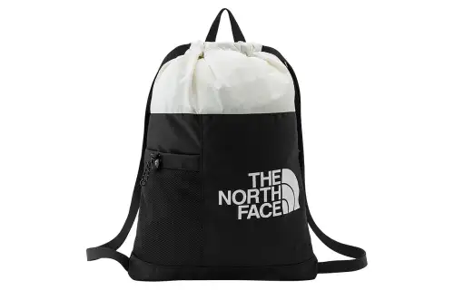 THE NORTH FACE 16L Backpack Outdoor Bag Polyester Black White Unisex