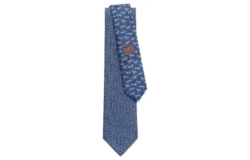 HERMES Ties Men's Blue