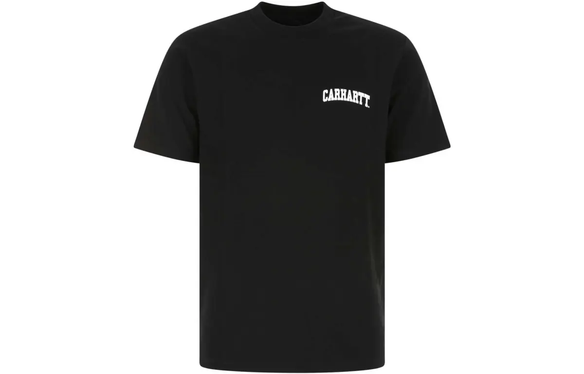 Carhartt WIP Logo Printed Crewneck T Shirt