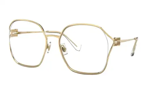 MIU MIU Prescription Glasses Women's Gold