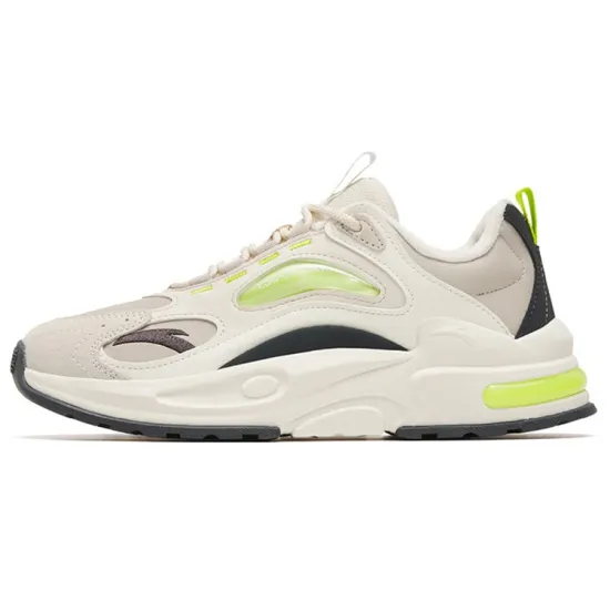 ANTA Millennium 5.0 Casual Shoes Women's Low-Top Iron Man Gray/Ivory White/Muddy Gray/Koala Gray