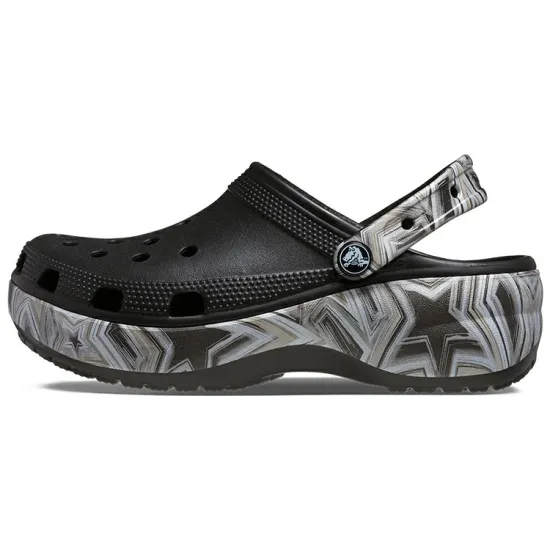 Crocs Classic Crush Disco Clog 'Black' Women's