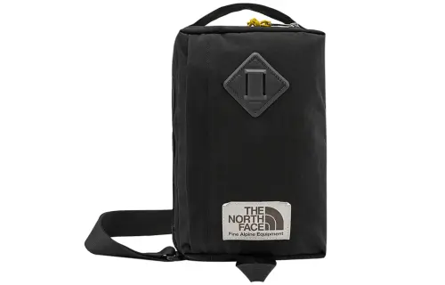 THE NORTH FACE 4L Crossbody Bag, Shoulder Bag, Outdoor Bag Fabric Black Unisex