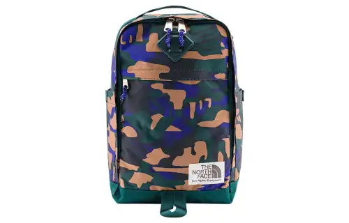 THE NORTH FACE 16L Backpack Outdoor Bag Abrasion Resistant Material Green Unisex