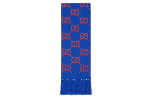 GUCCI Gg Jacquard Pattern Scarf