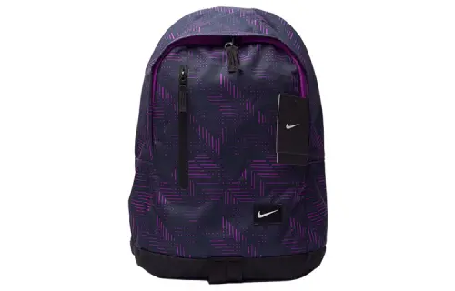 Nike Polyester Backpack Regular Men's Purple