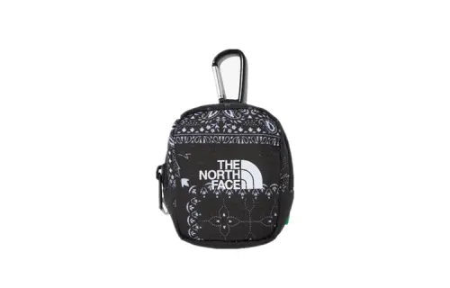 THE NORTH FACE Polyester Coin Purse Earphone Case Mini Unisex Black