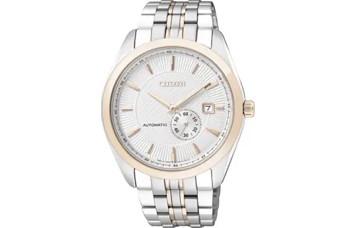 CITIZEN Automatic Mechanical Movement Stainless Steel Watchband Watch Men's Watches White Dial