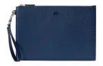GUCCI GG Marmont Leather Clutch Unisex Royal Blue