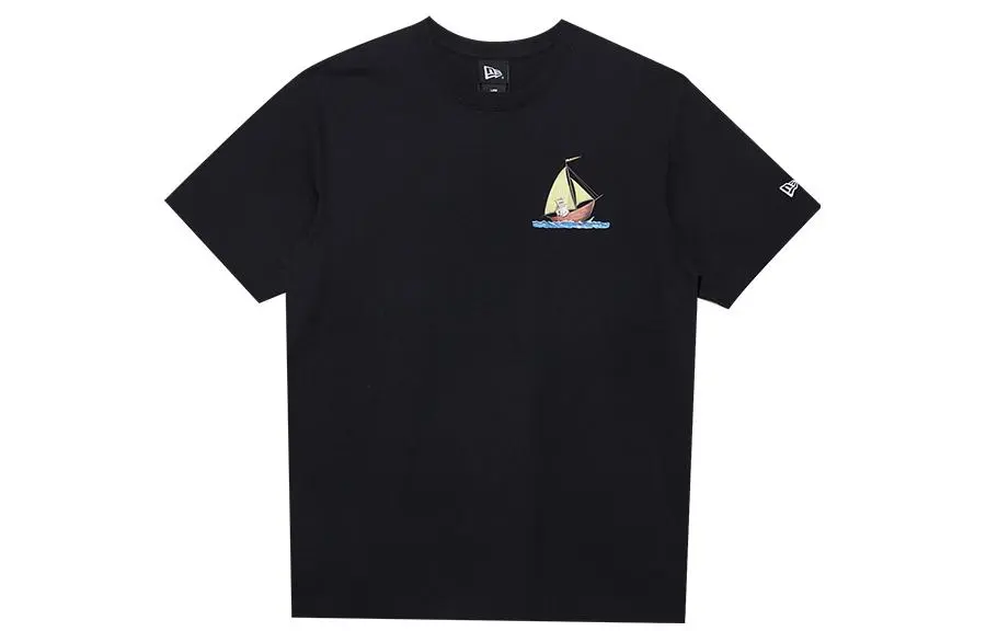 New Era FW22 T Shirt Unisex Black