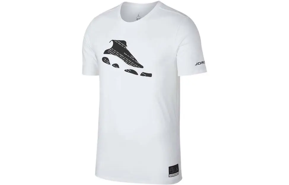 Jordan T Shirt Men's White Black