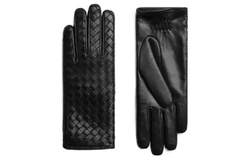 Bottega Veneta Gloves Unisex Black