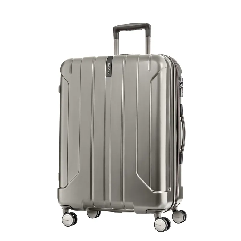 SAMSONITE NIAR Spinner Wheels PC Luggage, Suitcase, Travel Bag Unisex Matte Silver
