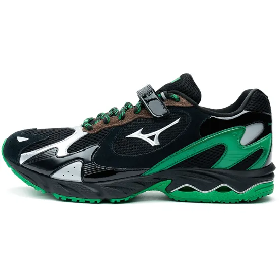 Mizuno X Randomevent Wave Rider 1 'Black Green Silver'