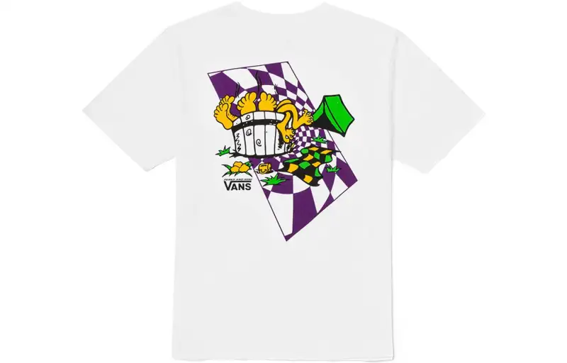 Vans x PERKS AND MINI BAPE Collaboration Limited Capsule Collection T Shirt Unisex White