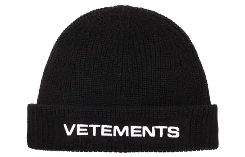 Vetements Beanies Men's Black