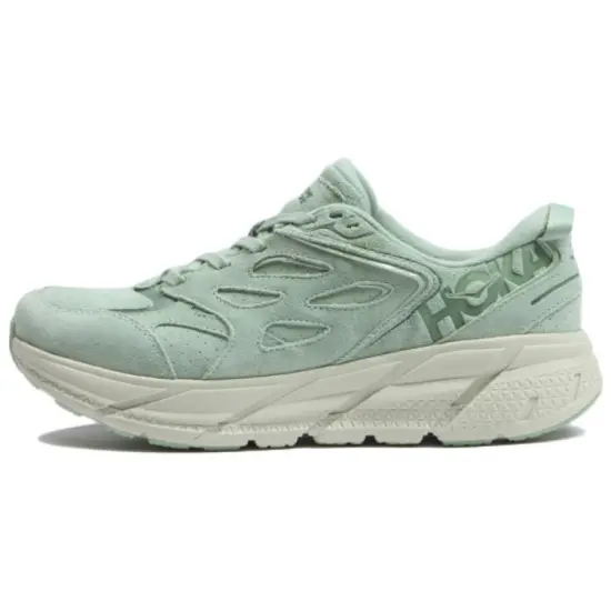 HOKA ONE ONE Clifton L Suede Smoke Green All Gender