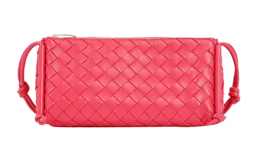 Bottega Veneta Loop Leather Pen Holder Bag, Shoulder Bag Handbag, Shoulder Bag Women's Red
