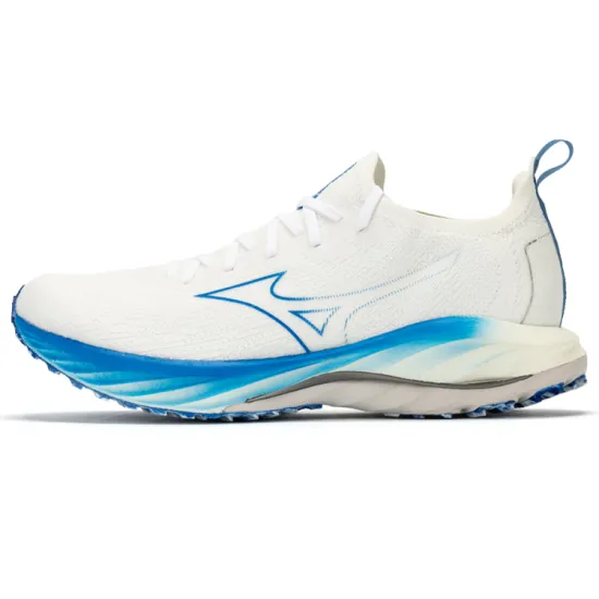 Mizuno Wave Neo Wind 'Undyed White Peace Blue'