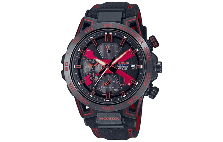 CASIO Men EDIFICE 55.6mm Black Watch