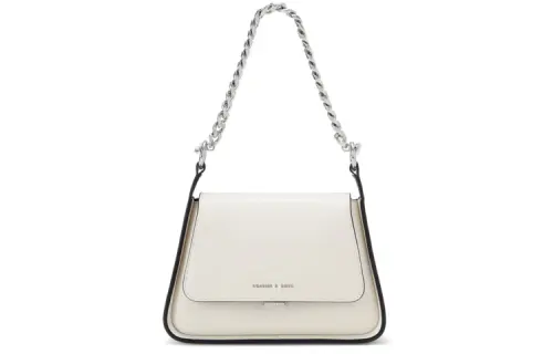 CHARLES&KEITH Polyurethane Shoulder Bag, Handbag Small Women's