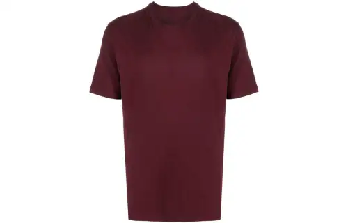 Maison Margiela T Shirts Unisex Red Crew Neck Moderate Straight Fit