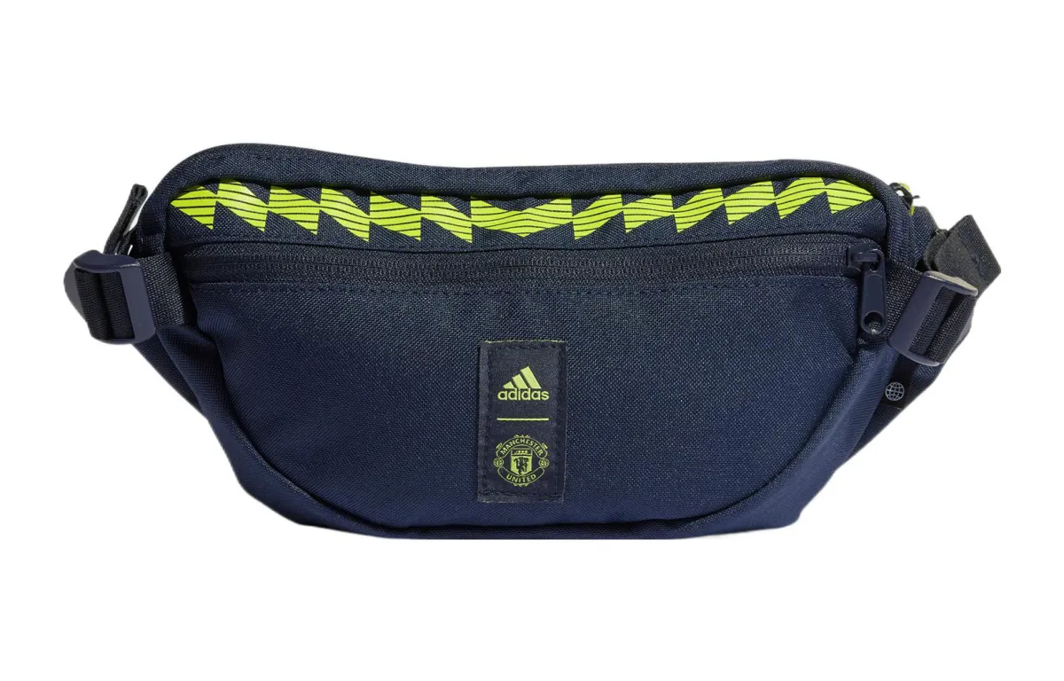 Adidas Polyester Shoulder Bag, Crossbody Bag, Fanny Pack Regular Unisex Blue