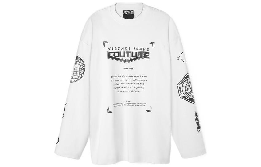 Мужская футболка Versace Jeans Couture Logo (белая)