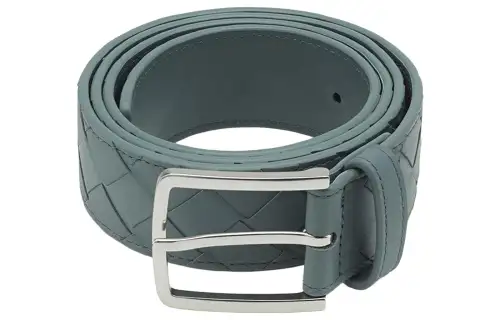 Bottega Veneta Cow Leather Belts Men's Width 3.5cm