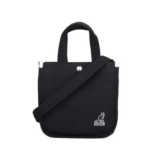 KANGOL Canvas One Shoulder Cell Phone Pouch Small Square Bag Mini Crossbody Handbag Small Women's Multicolor