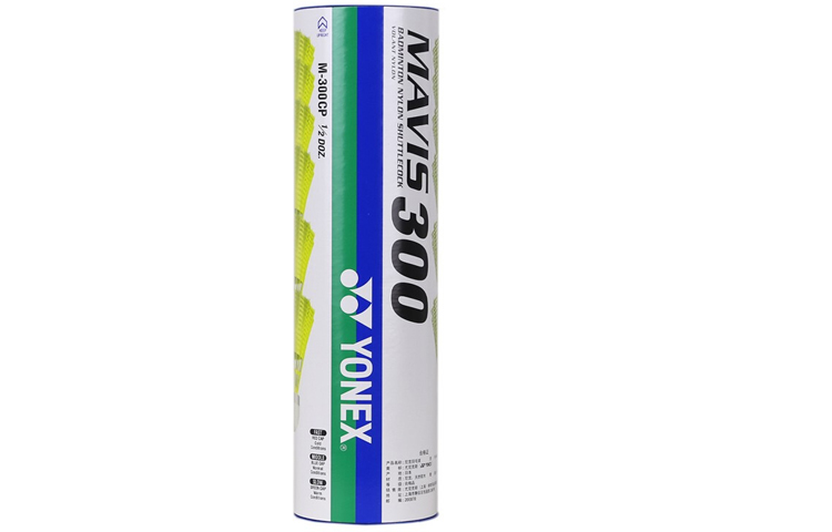 YONEX Mavis Collection M 300 Nylon Shuttlecock 6 Pack Nylon Shuttlecocks