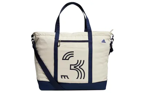 Adidas Cotton Tote Bag, Shopping Bag, Clothing Bag, Shoulder Bag, Crossbody Bag, Handbag Regular Men's White